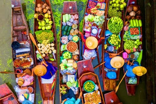 Bangkok Damnoen Saduak floating market tour